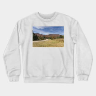 Fall colours with lake in Canada Crewneck Sweatshirt